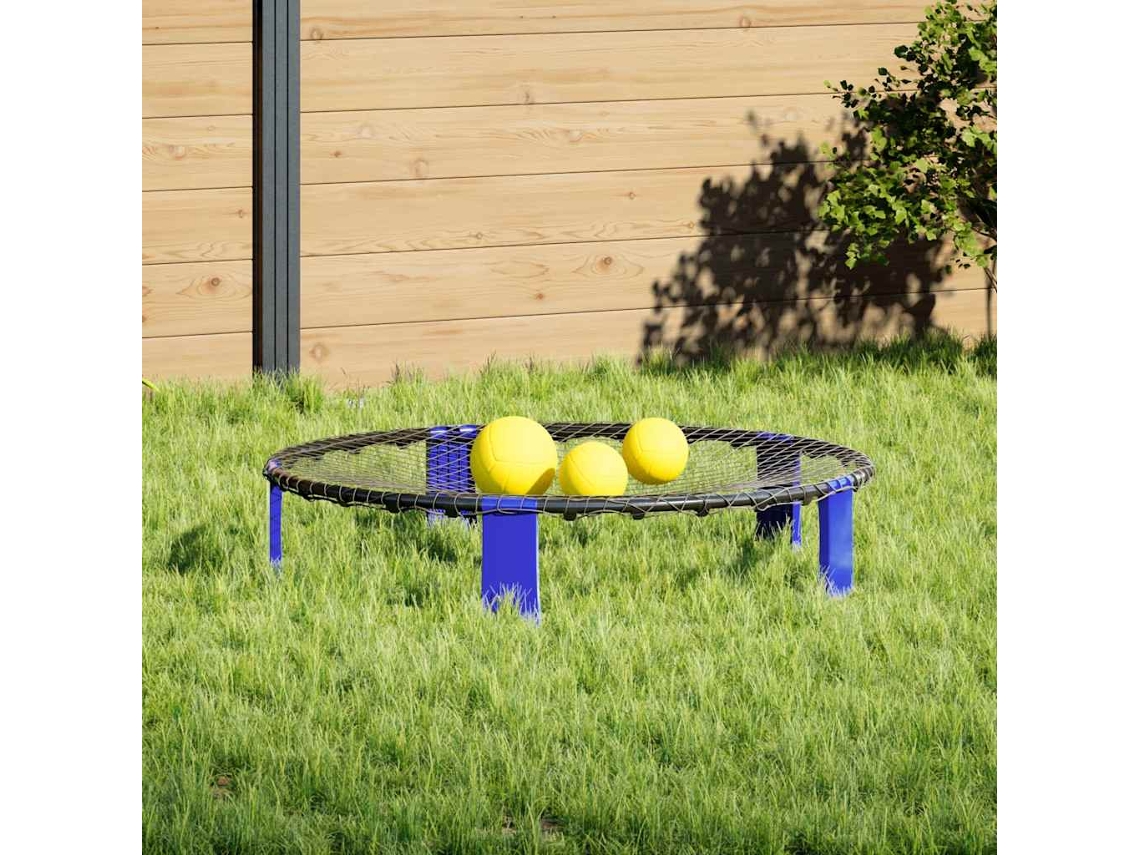 Vidaxl Conjunto Roundnet Com 3 Bolas E Bomba Extra Ø90x20 Cm