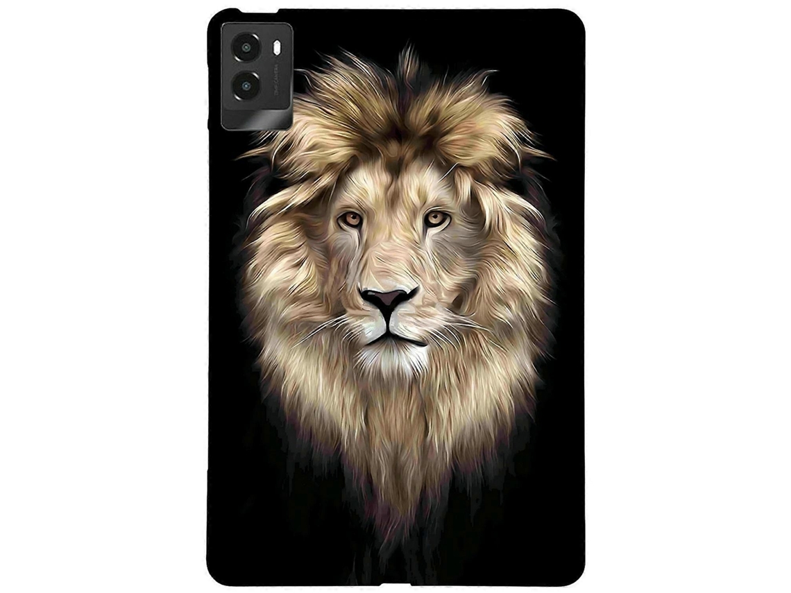 Capa Protetora Fina Para Tablet Lenovo Legion Y700 Em Tpu Com Estampa De Leão Tablet Tuotuo (2025)