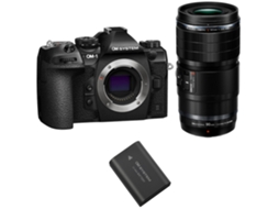 Om 1 Mark Ii + Ed 90mm F/3.5 Macro Is Pro + 1 Om System Blx 1 + Ebook “20 Dicas para Fotos Que Impressionam” OM SYSTEM