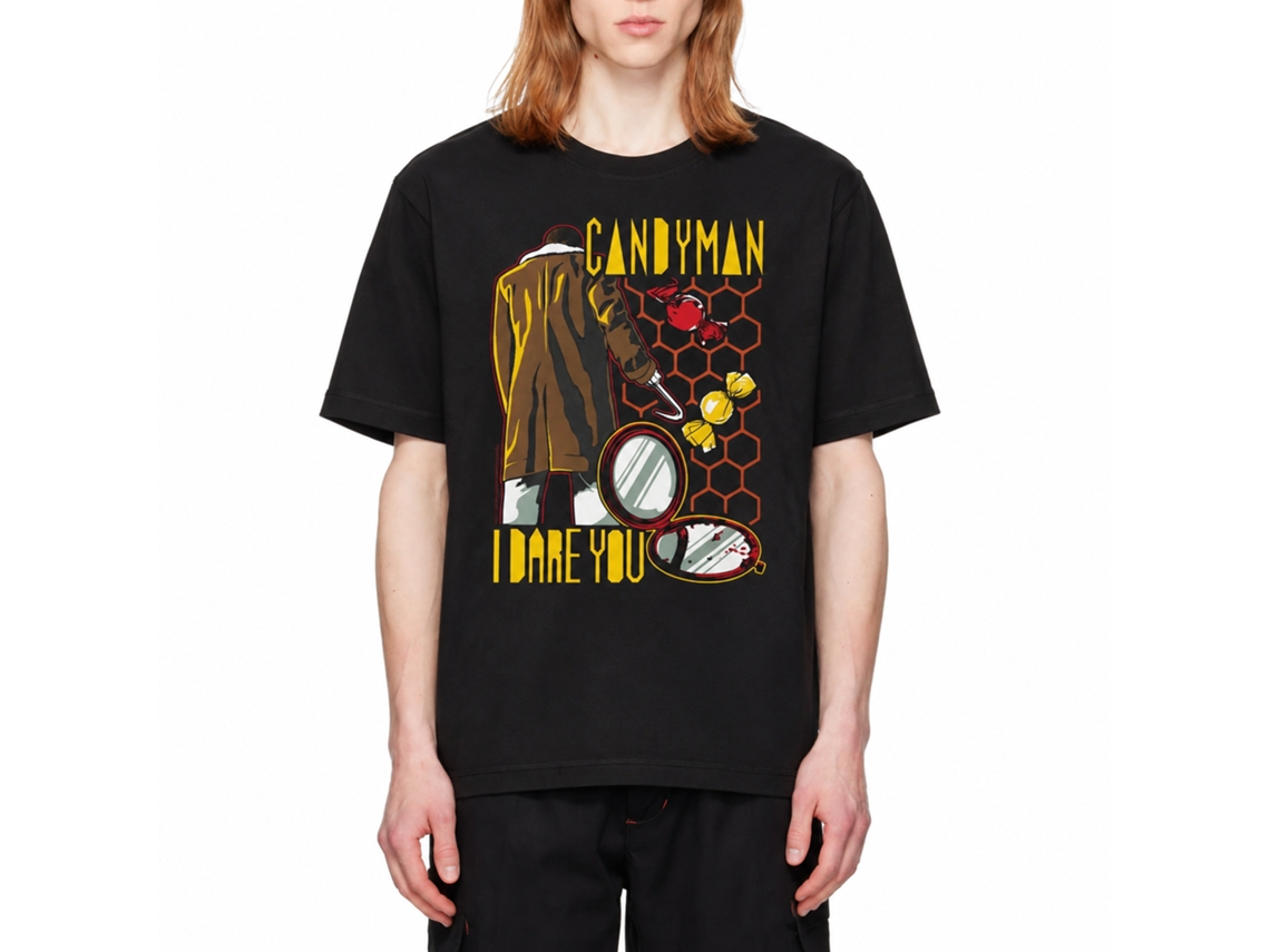 Rockinstone Candyman Storybook Style Black Adult T-shirt Size:xxxl