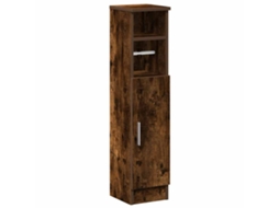 Móvel P/casa Banho C/suporte Rolos Carvalho Fumado MAISON EXCLUSIVE 20,5x22x90 cm
