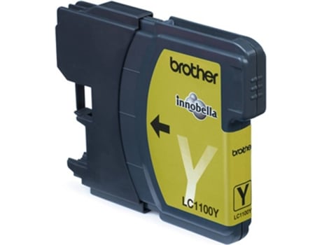 Tinteiro BROTHER LC1100 Amarelo (LC1100YBP)