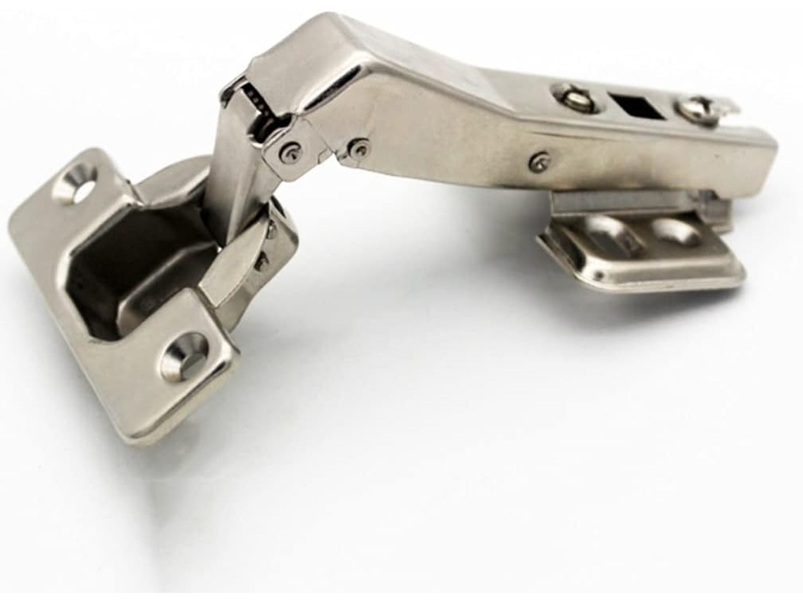 Dobradiça Silenciosa Com Amortecimento Suave Para Portas De Armários, Ideal Para Cozinhas E Banheiros