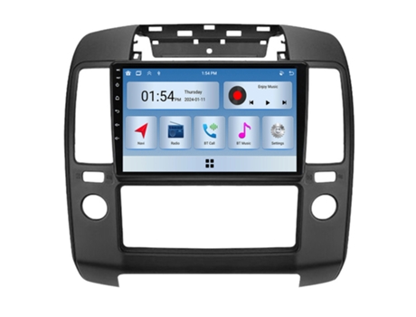 Autorrádio Multimédia 6Gb Ram 128Gb Rom Carplay ROVERONE para Nissan Navara 3 D40 2004-2010 Carro Rádio Bluetooth Gps Navegação