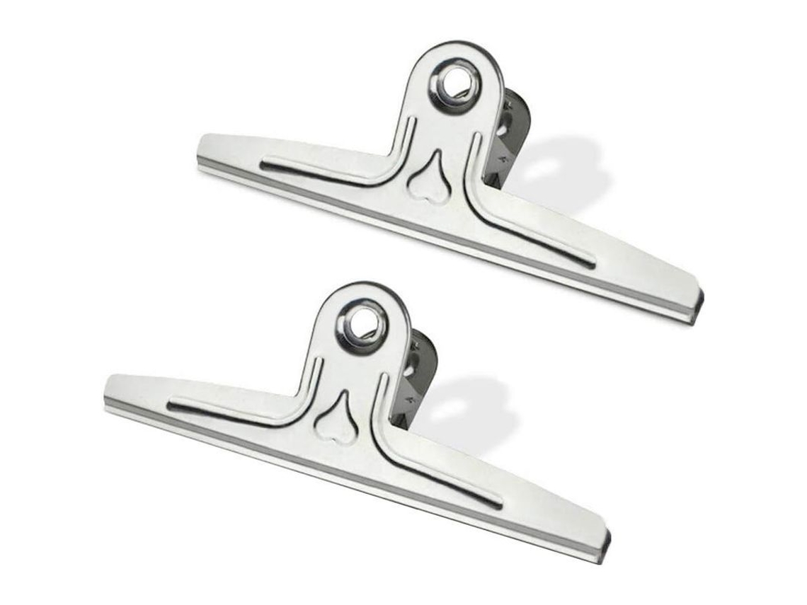 Grampos De Ligação De Aço Inoxidável Prata Grande (30cm) Pacote Com 2 Unidades