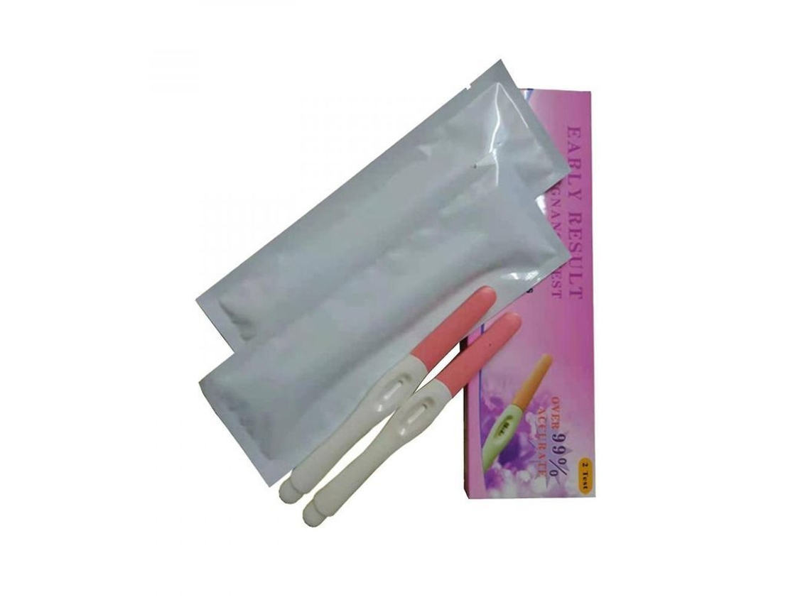 Teste de Gravidez Falso 2026 - Sempre Positivo - Kit de Brinquedo Prático para Pegadinha de 1º de Abril - 2 Peças - Rosa