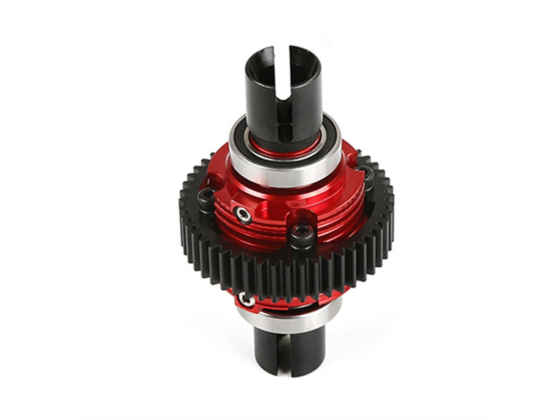 Conjunto Diferencial Metálico Cnc Rofun 851271 851272 Vermelho para Veículos Rc Baja Hpi 1/5 Peças de Substituição MDUG