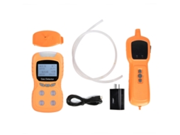 Detector De Gás Portátil 4 Em 1 Com Lcd, Alarme Co/h₂s/o₂/ex, Sirene, Monitor De Vazamento E Segurança