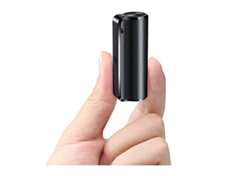Gravador De Voz 16 Gb Ativado Magnético 19 Dias Longa Bateria Tempo De Gravação Micro Impermeável Para Aulas Reuniões Entrevistas Preto Gusshious