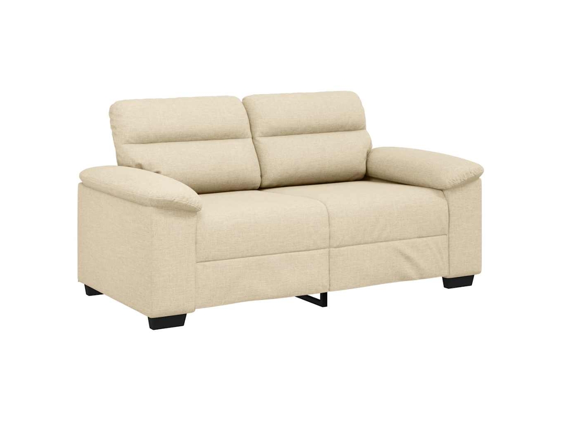 2-seater Sofa, 2-seater Sofas Vidaxl Creme Tecido (n/a)