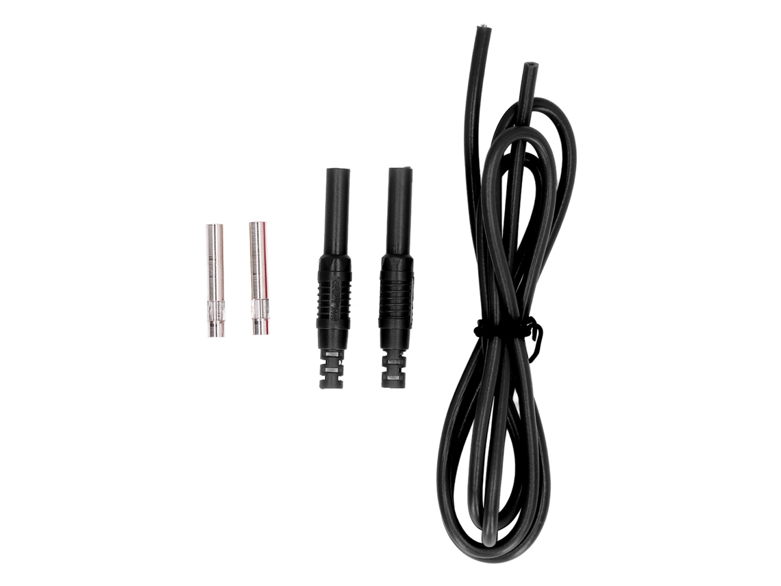 Cabo de Teste Fêmea para Fêmea 1mm² com Plug de Latão 32a 1000v J.70030 Preto