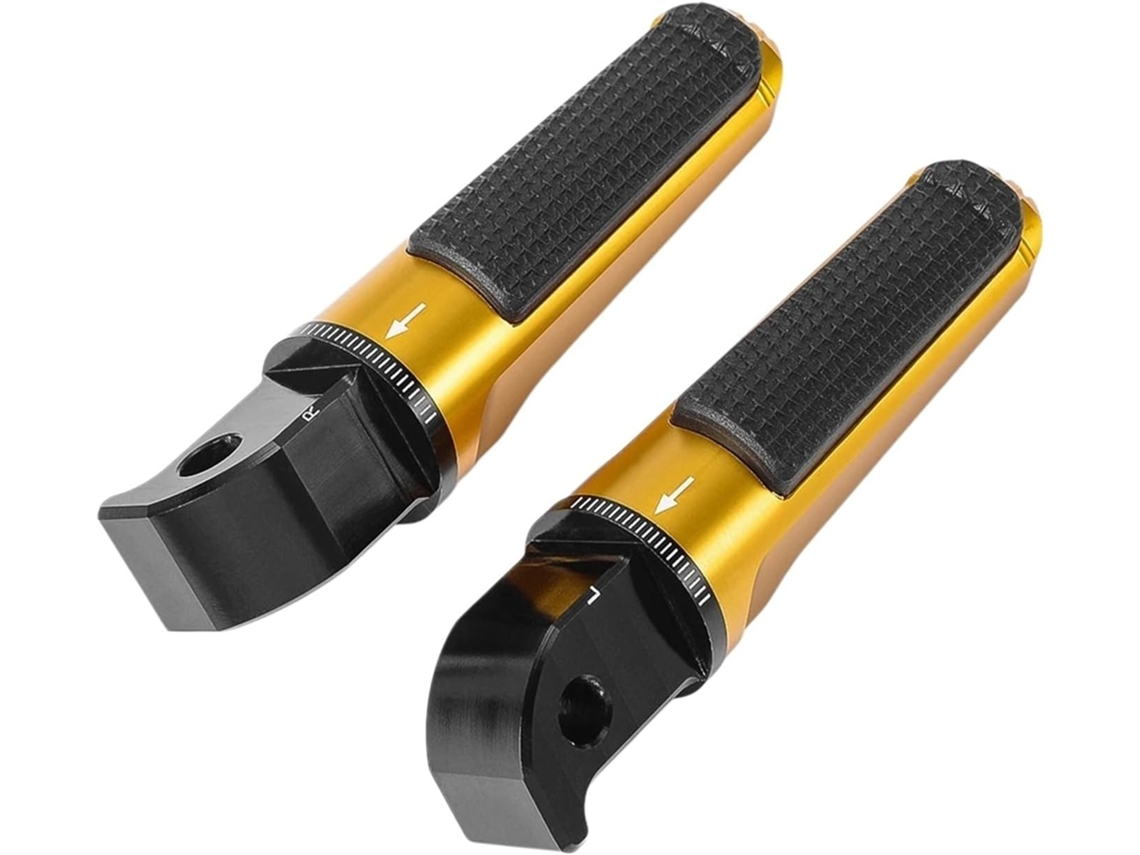 Apoios para os Pés do Piloto Dianteiros e Mt07 Mt09 Pedaleiras Dianteiras Traseiras Acabamento Anodizado
