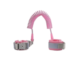 Pulseira De Segurança Infantil Anti, Perda Com Trava, Rosa