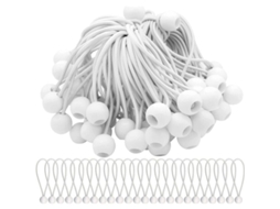 Cordas Elásticas Com Bola, 50 Unidades, Elástica, Para Lonas, Tendas, Barracas, Banners