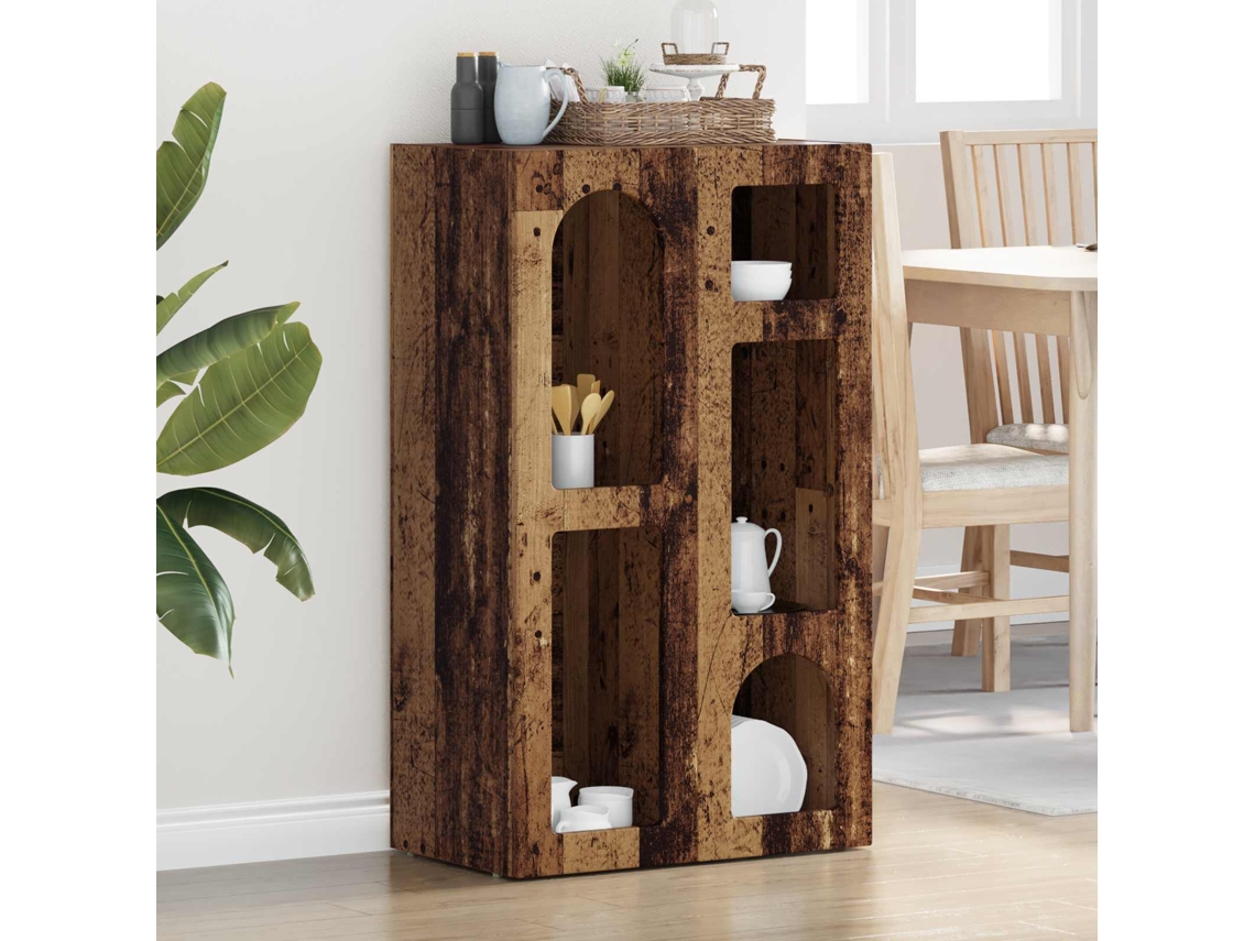 Vidaxl Buffet Elst Madeira Antiga 59 X 35 X 100,5 Cm