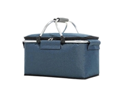 Bolsa Térmica para Piquenique, Cesta Dobrável, de Compras com Tampa, Almoç O, Pequena GOKOCO