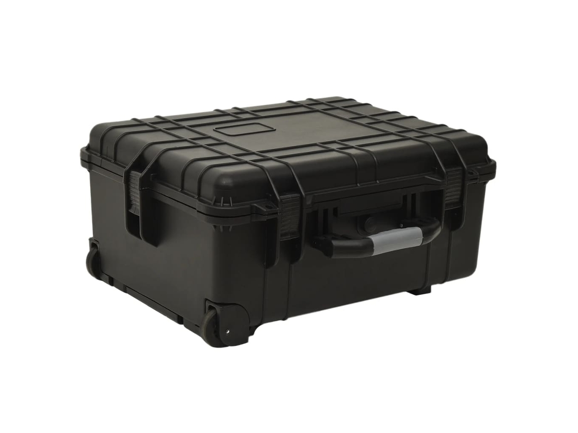 Flight Case, Flight Cases Vidaxl Preto Polipropileno (58 X 45 X 27 Cm)