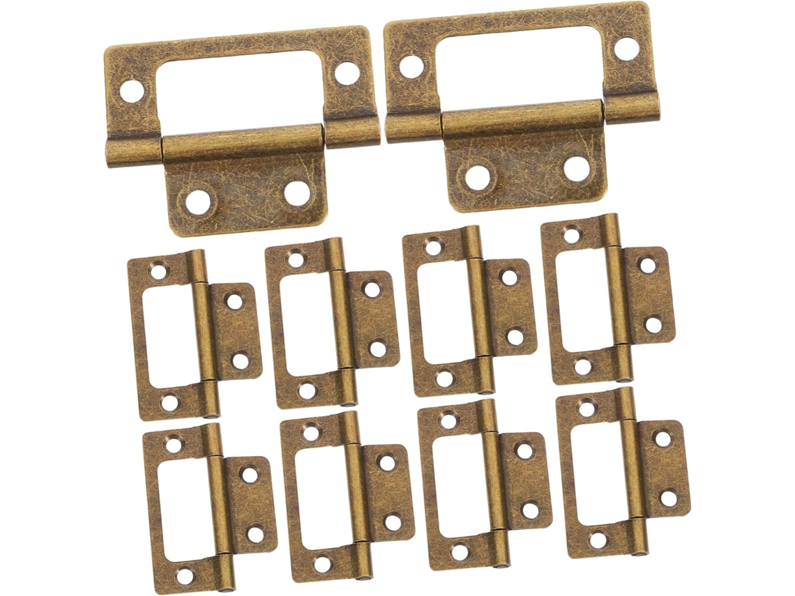Conjunto De 12 Dobradiças Reforçadas Para Armários Pequenos, Portas