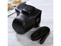 Bolsa Para Câmera De Corpo Inteiro Em Couro Pu Com Alça Para Olympus Epl7 / Epl8 Brilvibera