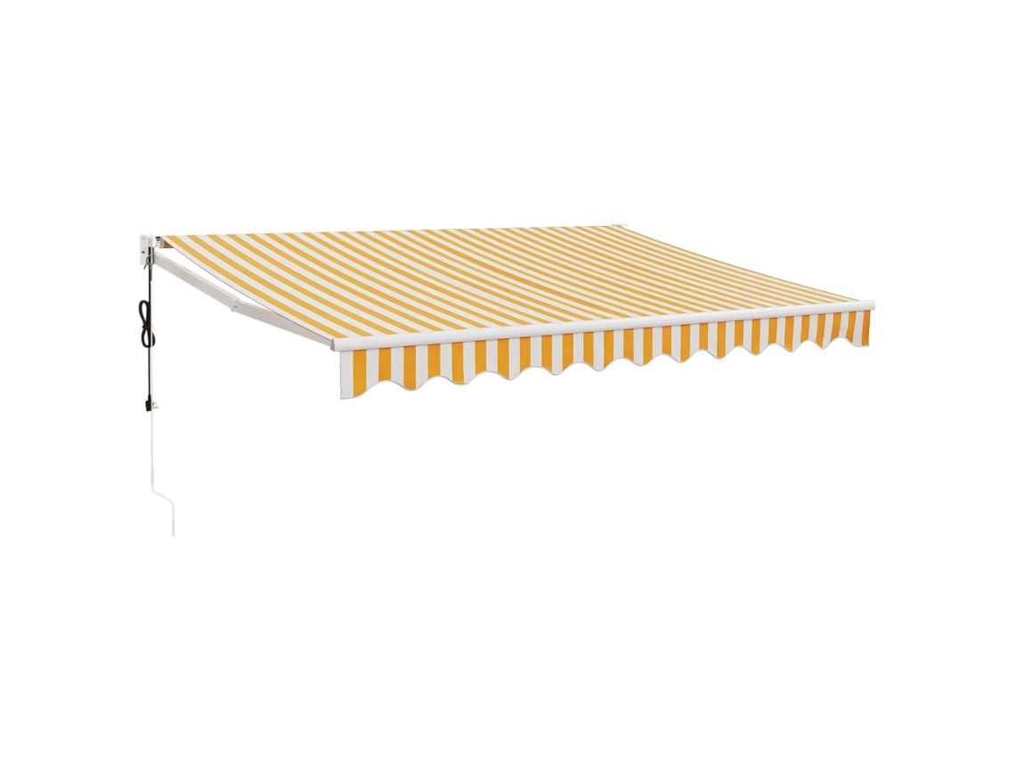 Automatic Retractable Awning, Automatic Retractable Awnings Vidaxl Multicolor Tecido (3.5 X 2.5 M)