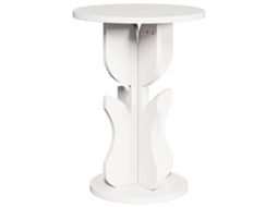 Mesa de Centro Branco 39,5 X 39,5 X 53,5 Cm MAISON EXCLUSIVE