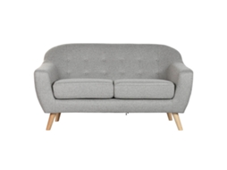 Sofá Home Esprit Cinzento Creme Natural Scandi 146 X 84 X 82 Cm