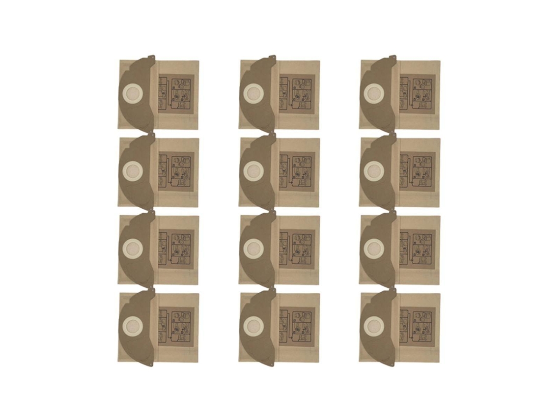 Acessórios de Aspirador Sacos de pó de papel de pó 12 unidades para Wd2.250 6.904-322 Wd2200 A2004 A2054 A2024 Wd2