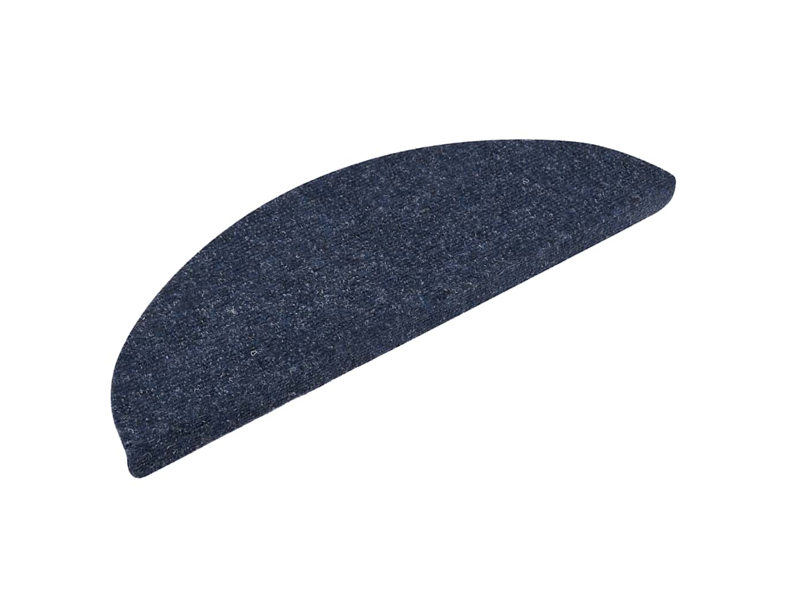 Conjunto de 5 Tapetes de Escada Autoadesivos Azul Meia Lua MAISON EXCLUSIVE (56x17x3 cm)