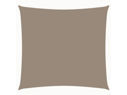 Vela Para Sol Estilo Tecido Oxford Quadrado Cinza acastanhado 7x7 m MAISON EXCLUSIVE