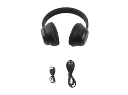 Fones De Ouvido Sem Fio Bt Com Suporte A Cartão De Memória Com Fio E Microfone Para Telefones E Jogos