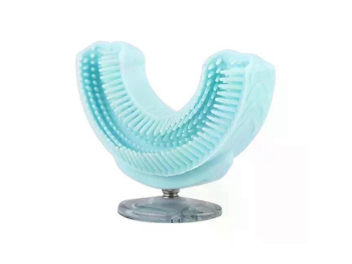 Crianças em Forma de U Sonic Escova Dentes Elétrica Silicone 360 Graus Inteligente Escov a Clareamento Dos GOKOCO