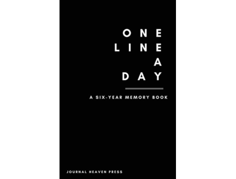 Livro One Line A Day Journal De Journal Heaven Press (inglês)