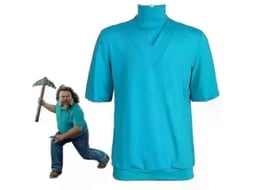 _traje de Steve Blue Camiseta Adulto Jack Black Cosplay Filme 2025