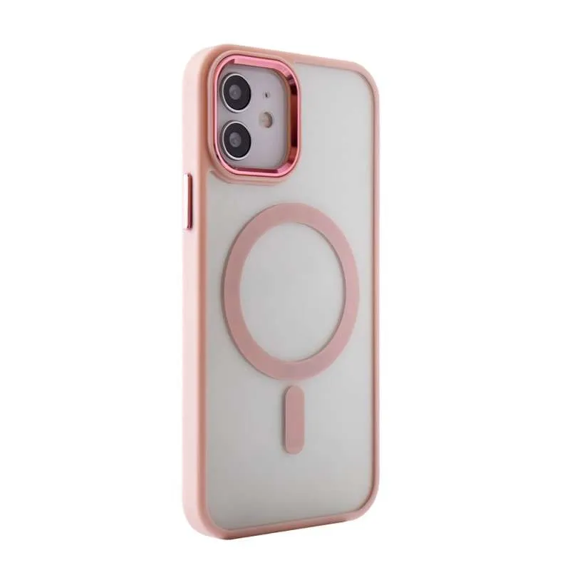 Estojo Diamante Magsafe iPhone 15 Pro-Rosa-ZT-3155