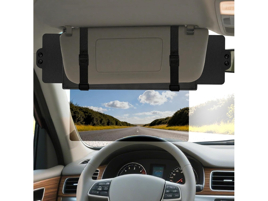 Extensor De Quebra-sol Automotivo Antirreflexo Uv Polarizado