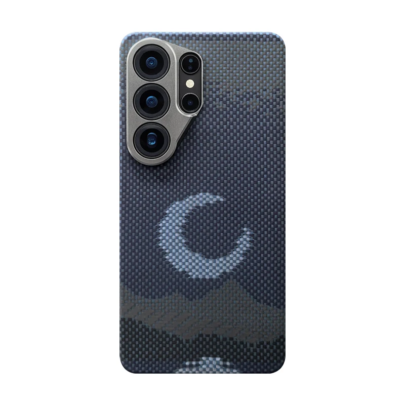 (tipo A, Galaxy S26) Capa Ultrafina Para Celular Em Fibra De Carbono E Aramida Kevlar Para Uso Profissional