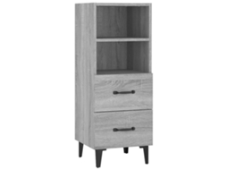 Sideboard, Sideboards Vidaxl Cinzeto Madeira Processada (n/a)