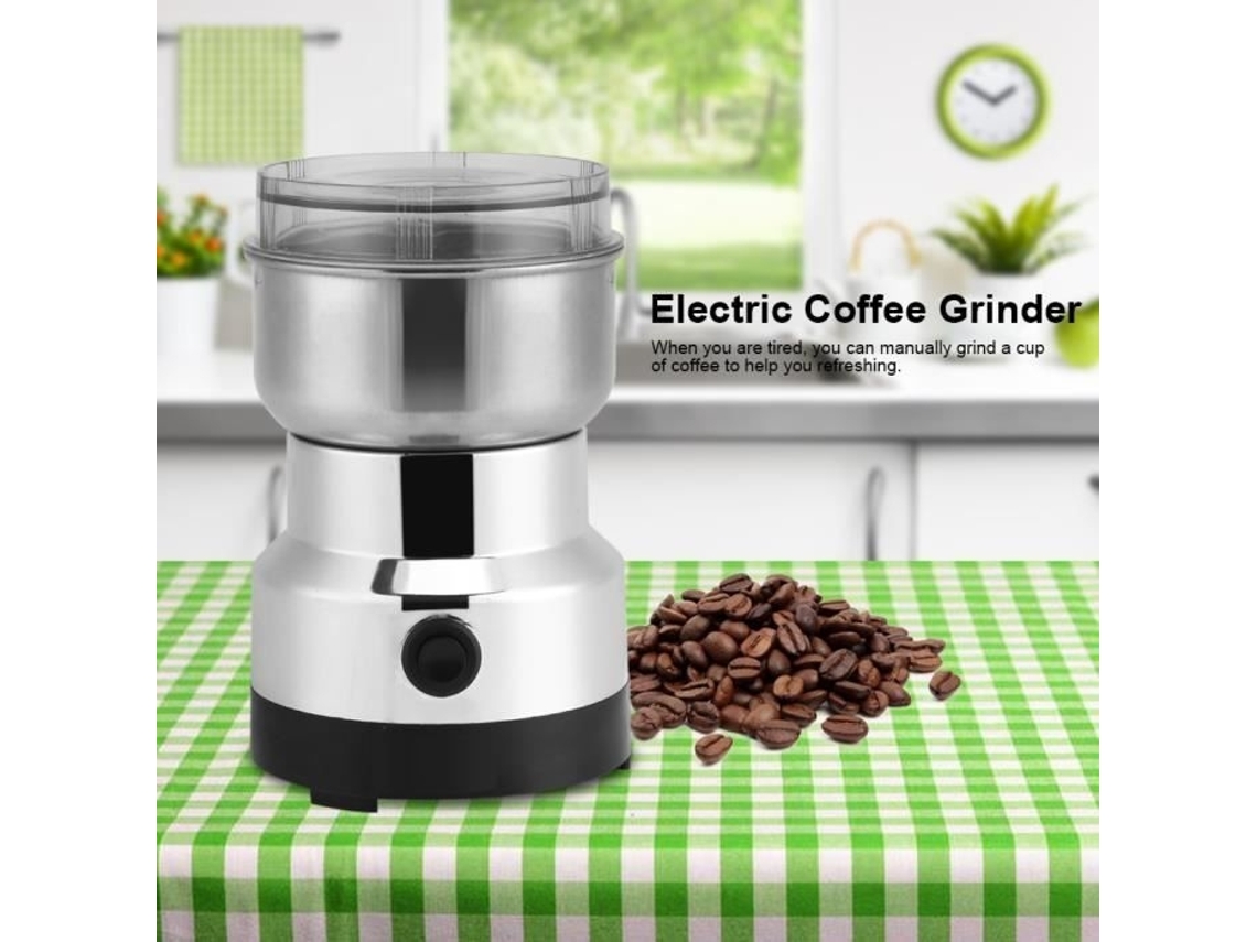 Moedor De Café Elétrico 220v, Para Grãos De Café, Especiarias E Nozes, Ideal Para Cozinha, Casa, Escritório E Viagens
