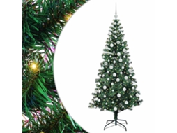 Conjunto 1 Árvore De Natal Vidaxl Verde Pvc (180 Cm)