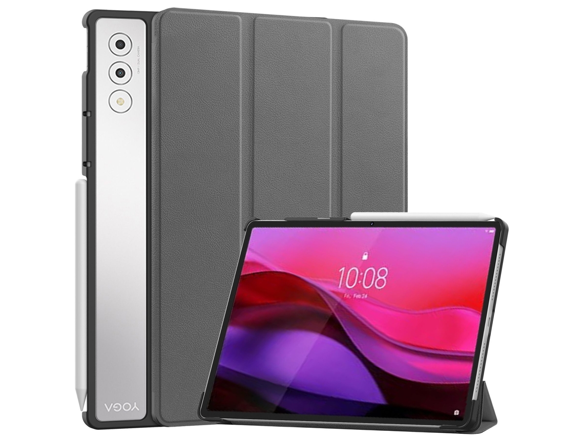 Capa Para Lenovo Yoga Tab Plus Cinza