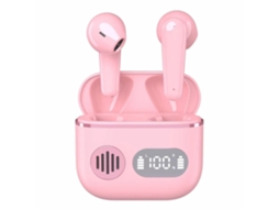 Auriculares True Wireless Bluetooth Rosa