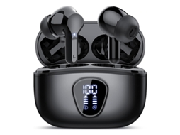 Fones De Ouvido Estéreo Hifi Sem Fio, Cancelamento De Ruído Enc, Visor Led Com Duração De Bateria De 48 Horas, À Prova D'água E