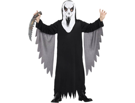 Fato de Menino  Fantasma (Tam: 10 a 12 Anos)