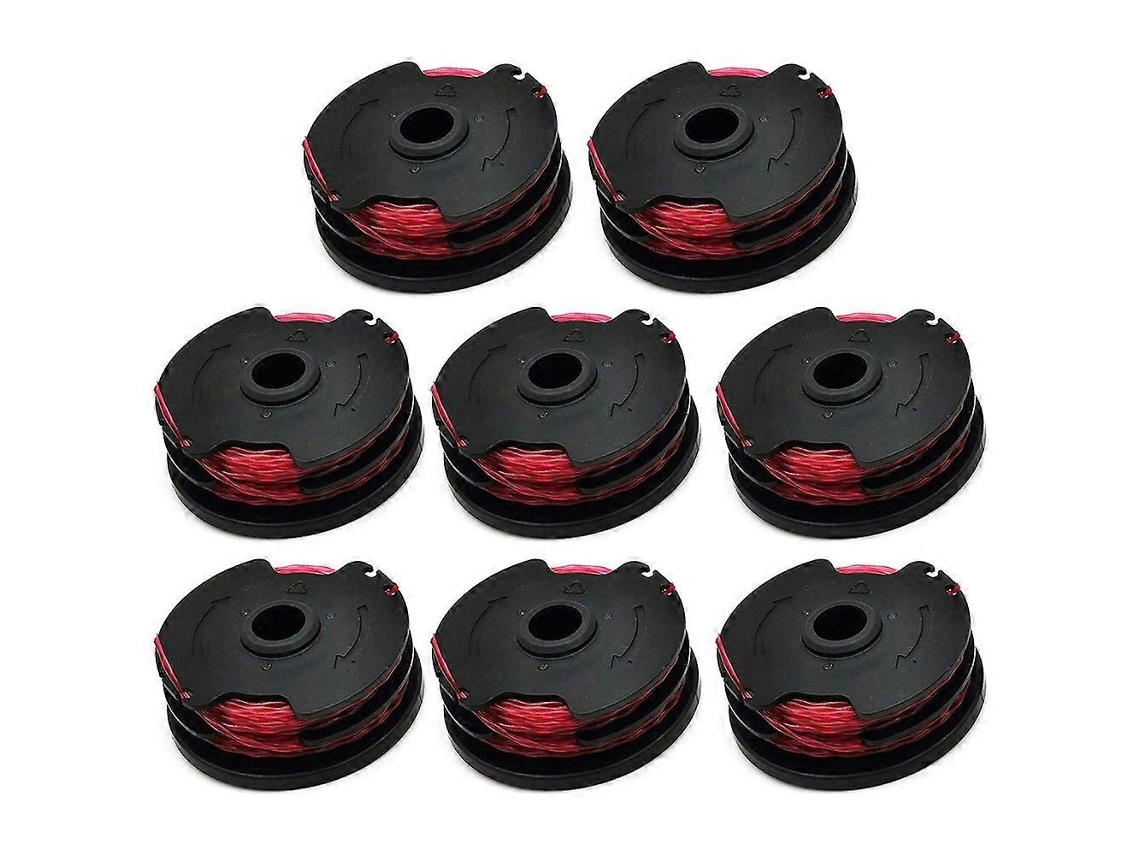 Carretel De Linha De 8 Peças Para Aparador De Grama Hyper Tough Worx Wg117 Wg118, Em Nylon, Modelo Ht18-401-004-