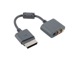 Cabo Adaptador De Áudio Óptico Rca Para Xbox 360