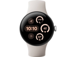 Smartwatch GOOGLE Pixel Watch 3 (Outlet Caixa Aberta - Silver Porcelain - 45 mm)