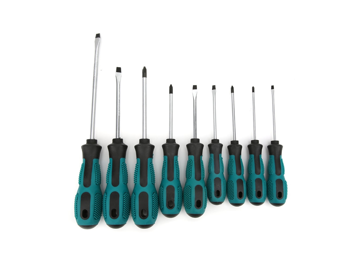 Laxiscreed Kit Com 9 Chaves De Fenda Para Reparações, Phillips E Flathead Garantidos