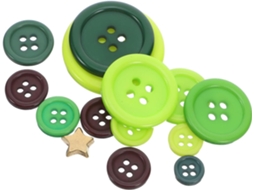 Kit De Decoração Natalina Com Botões Do Papai Noel, Kit De Artesanato Natalino Para Decoração De Árvore De Natal Kit De Decoração Natal Gokoco