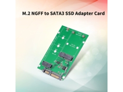 Placa Adaptadora Conversora M.2 Ngff Msata Ssd Para Sata Iii Suporta 2230 2242 2260 2280