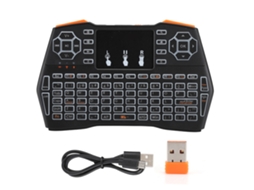 Teclado Usb Sem Fio Com Iluminação Viboton I8 Plus